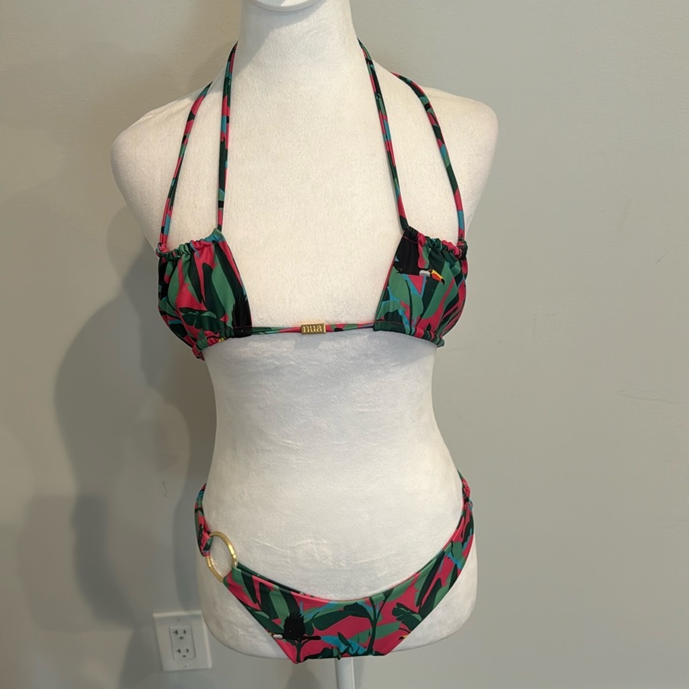 Nua Colorful Tropical Design Bikini Set